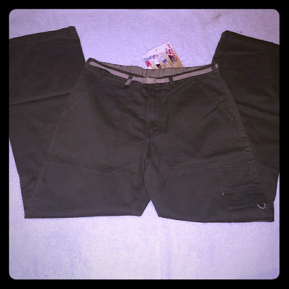 Green khaki cargo pants nwt Jordache 11/12